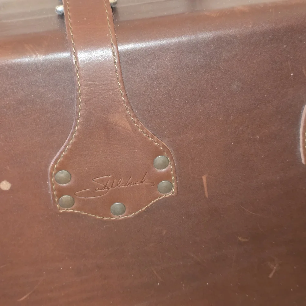 2015 Saddleback Leather Suitcase (hard sided, well traveled)